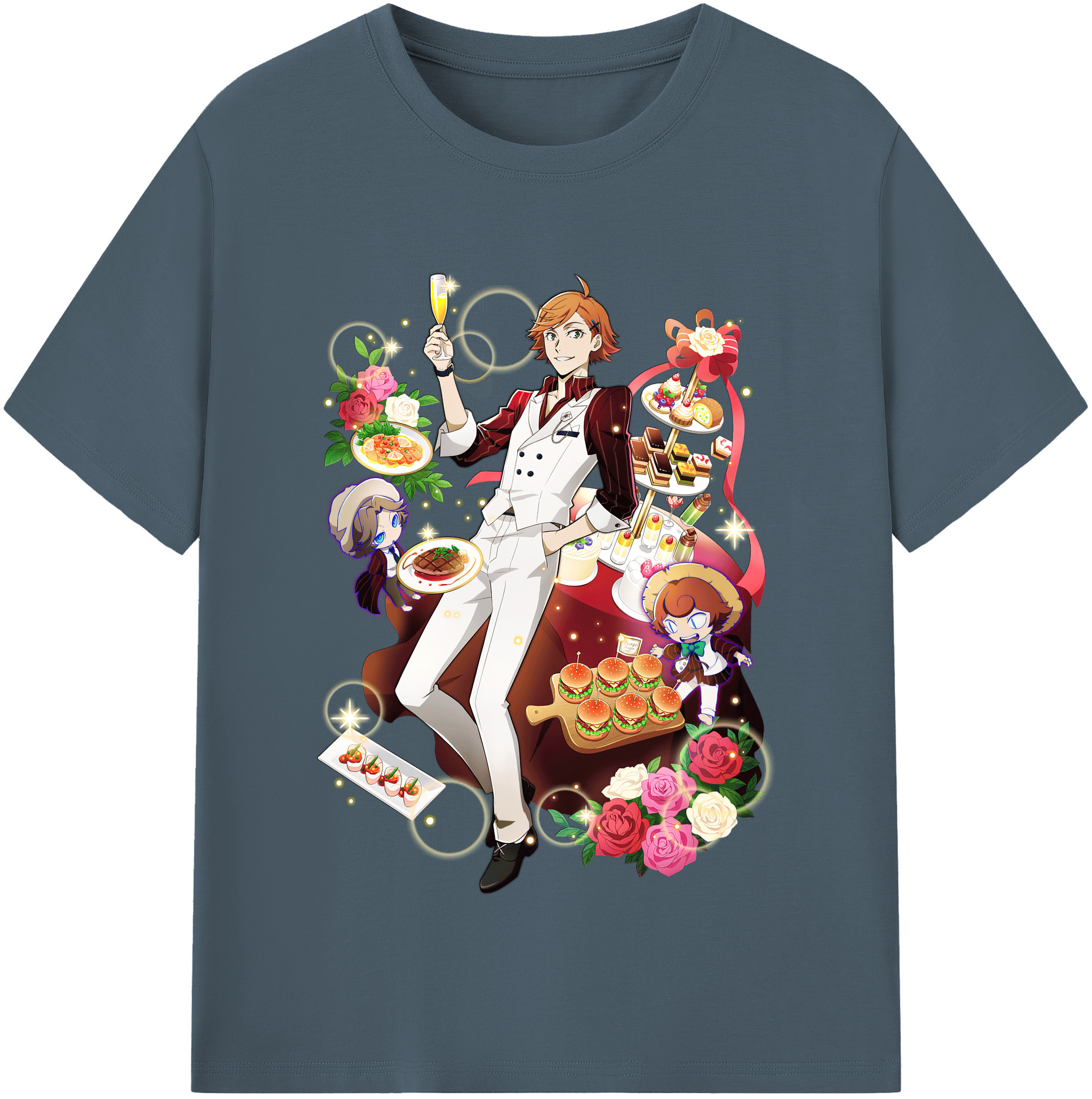 （画像用） 文豪ストレイドッグス Bungo Stray Dogs 綿100％半袖Tシャツ（フロントプリント）